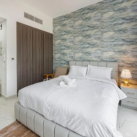 Chic Studio Retreat In The Heart Of Dubailand Exterior photo